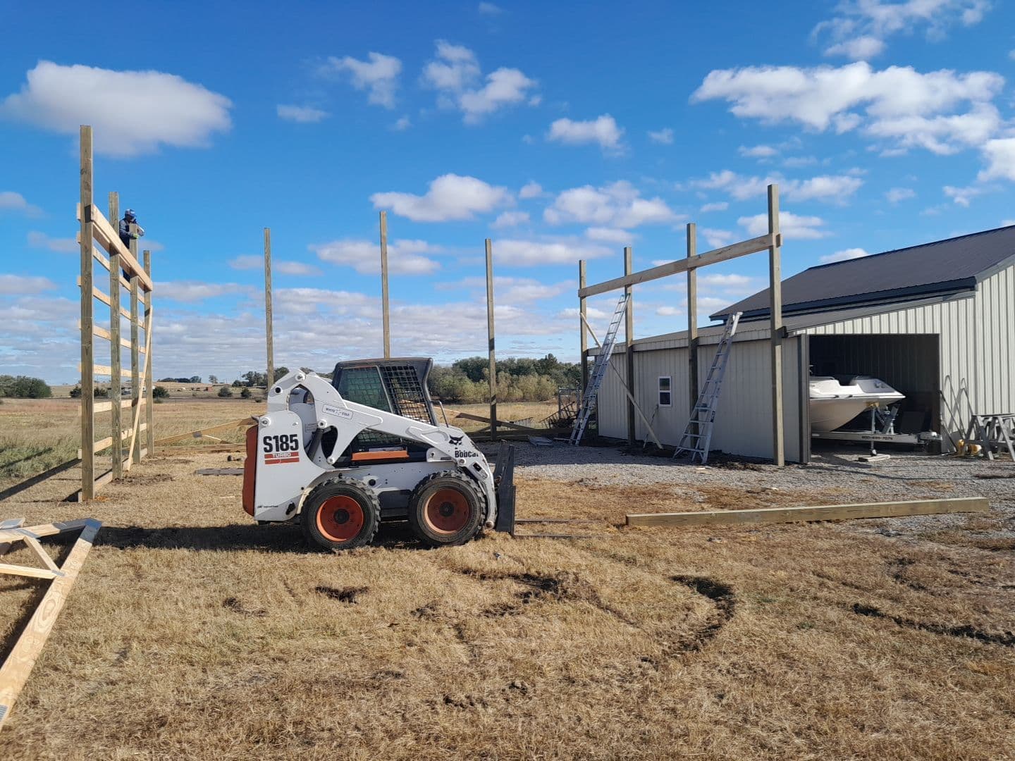 Open Side Post Frame Building — 9