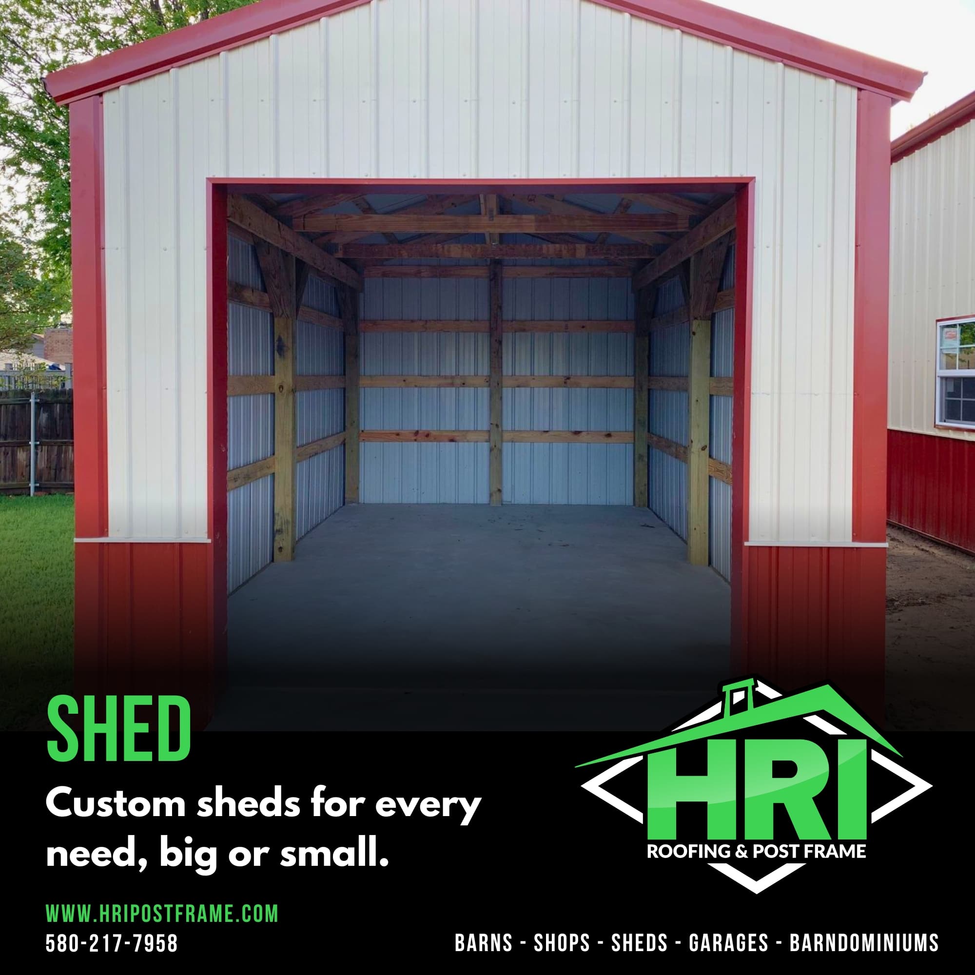 Custom Sheds for Every Need, Big or Small