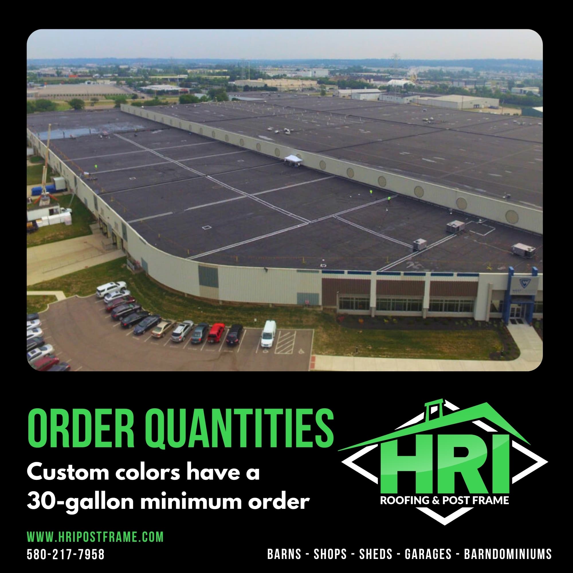 Custom Color Orders with HRI Roofing