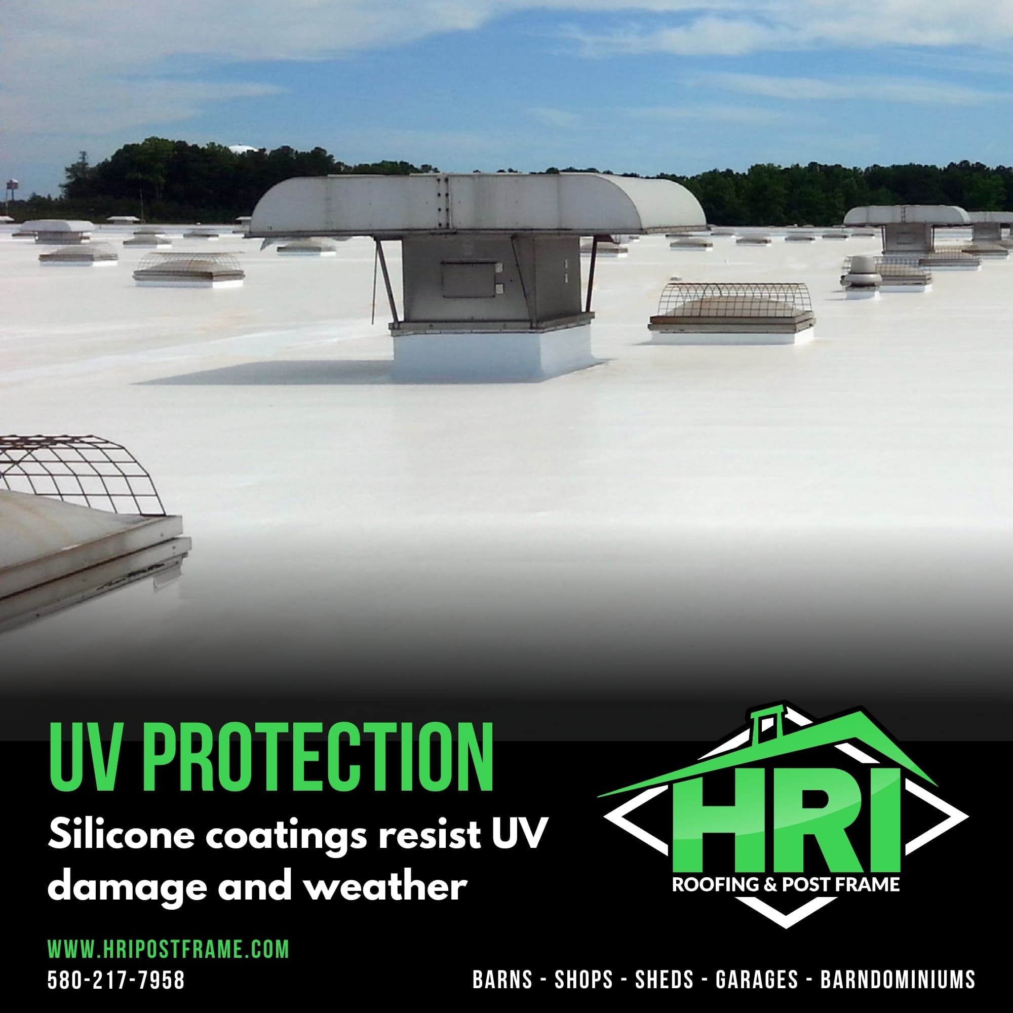 Protect Your Roof with HRI’s Silicone Coating