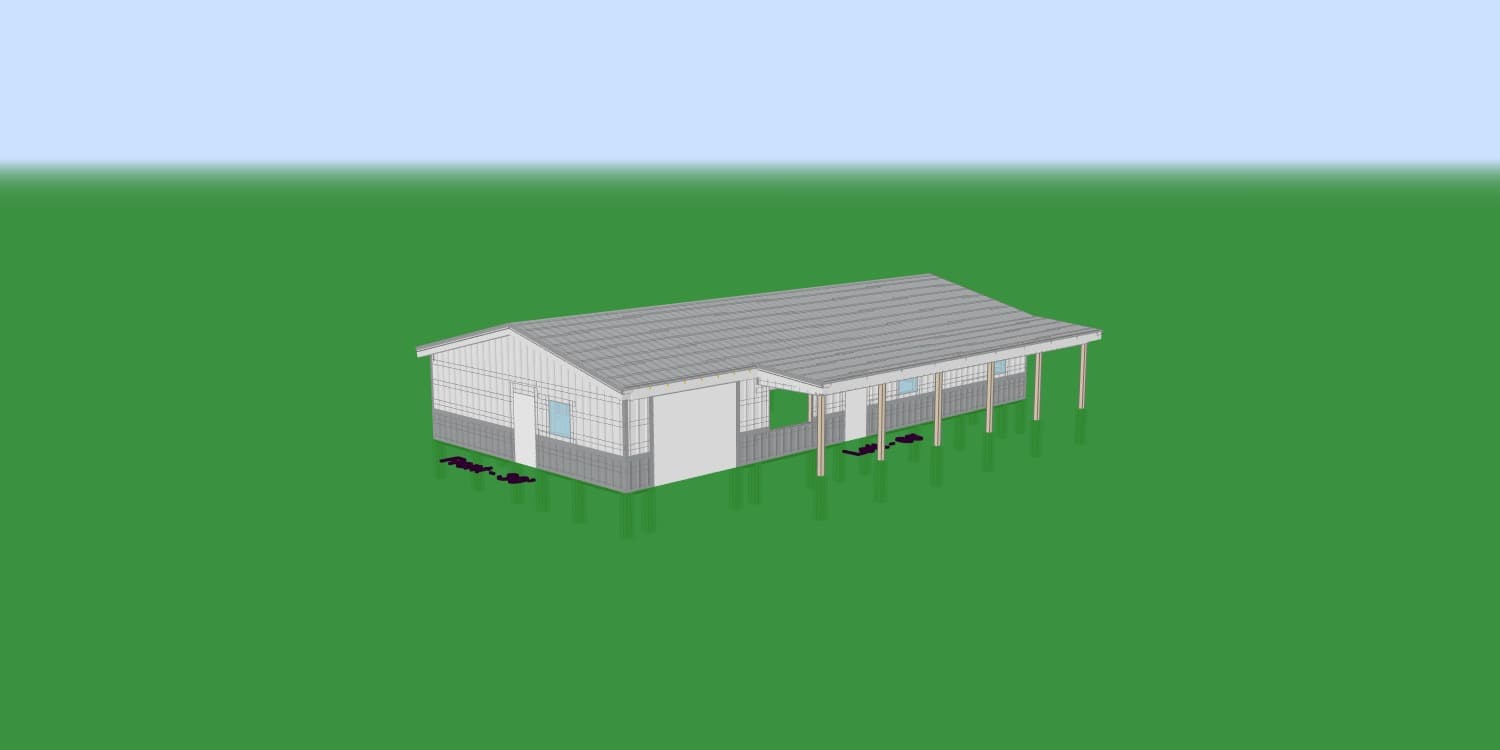 30x60 Farm Shop - shop