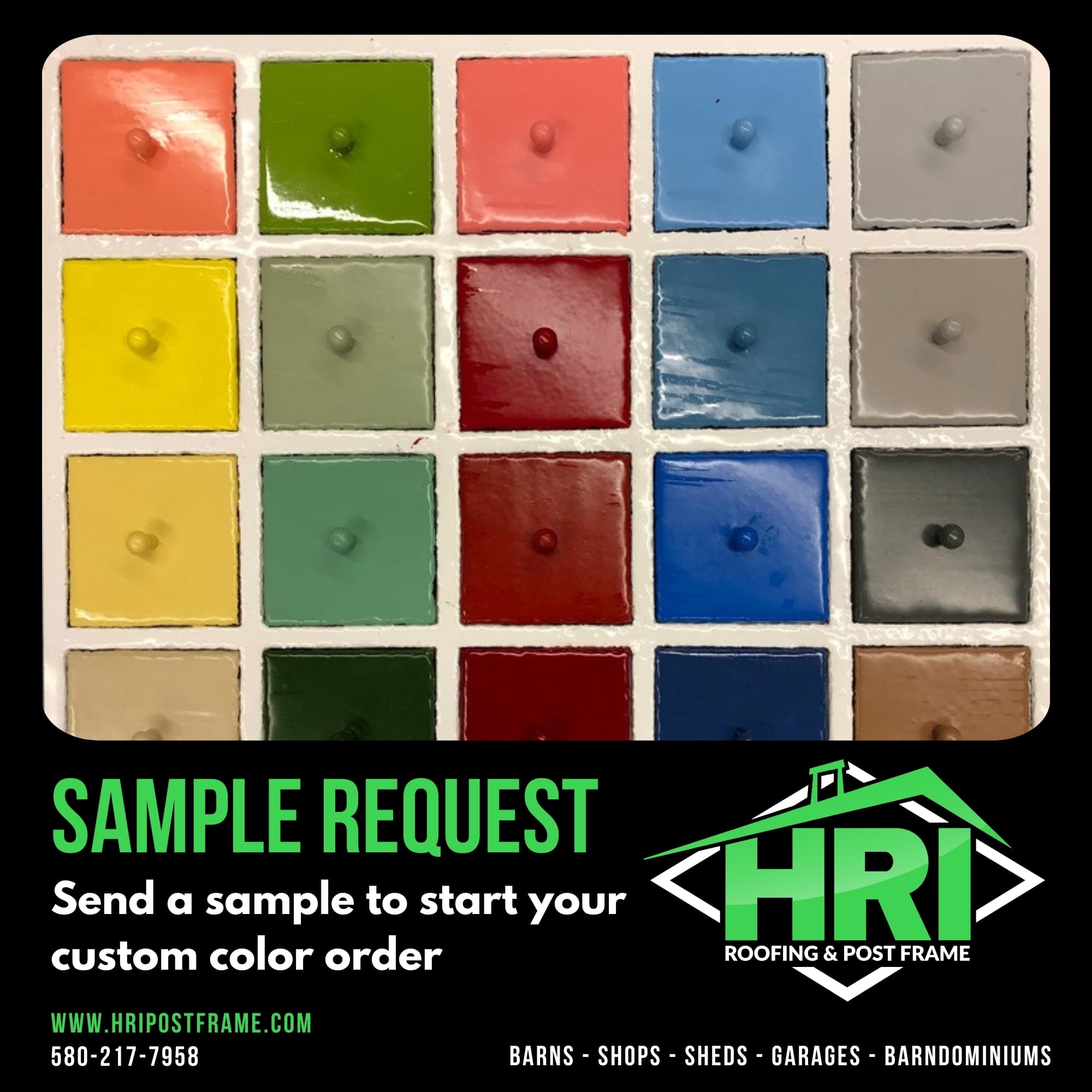 Order Your Custom Color Roof with HRI Roofing