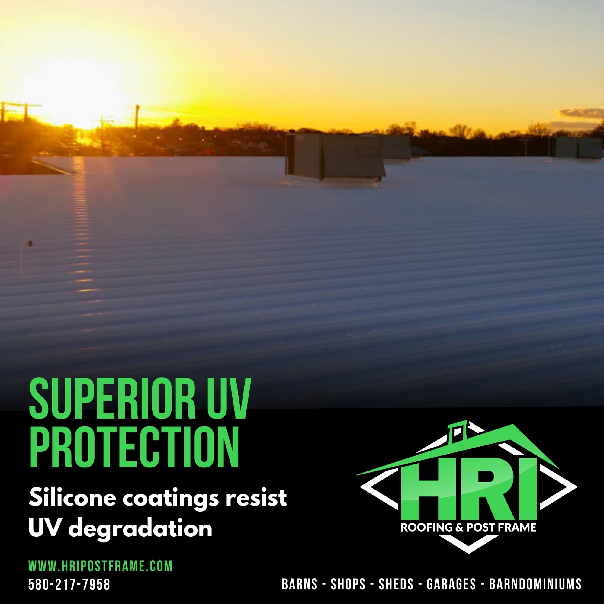 Superior UV Stability with HRI’s Silicone Coatings